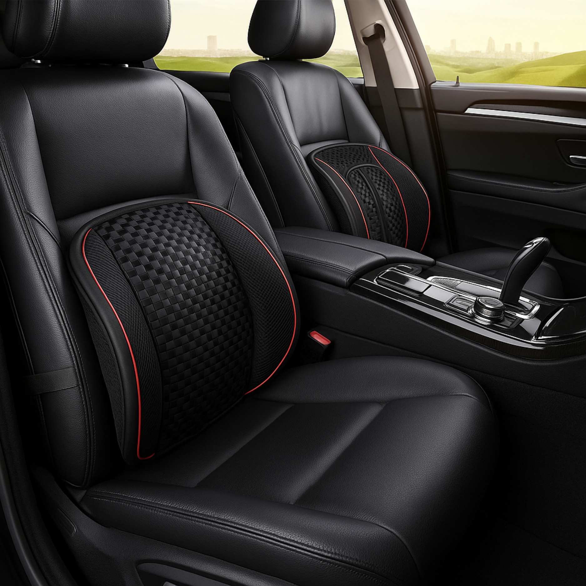 LumbaWeave Support | Ergonomic Car Seat Lumbar Cushion