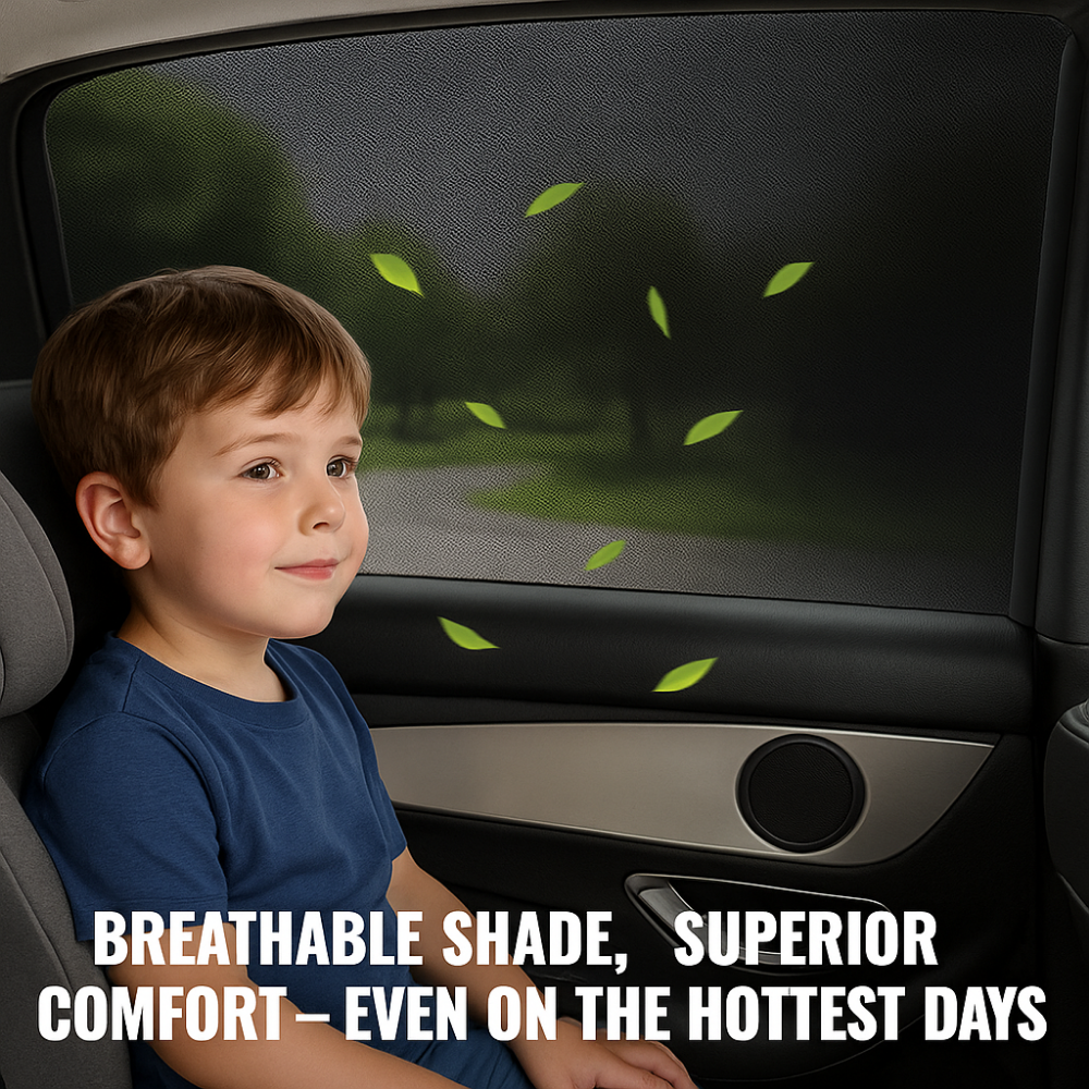 CoolShade PRO™ | The Advanced Rear Sunshade for Everyday Comfort 