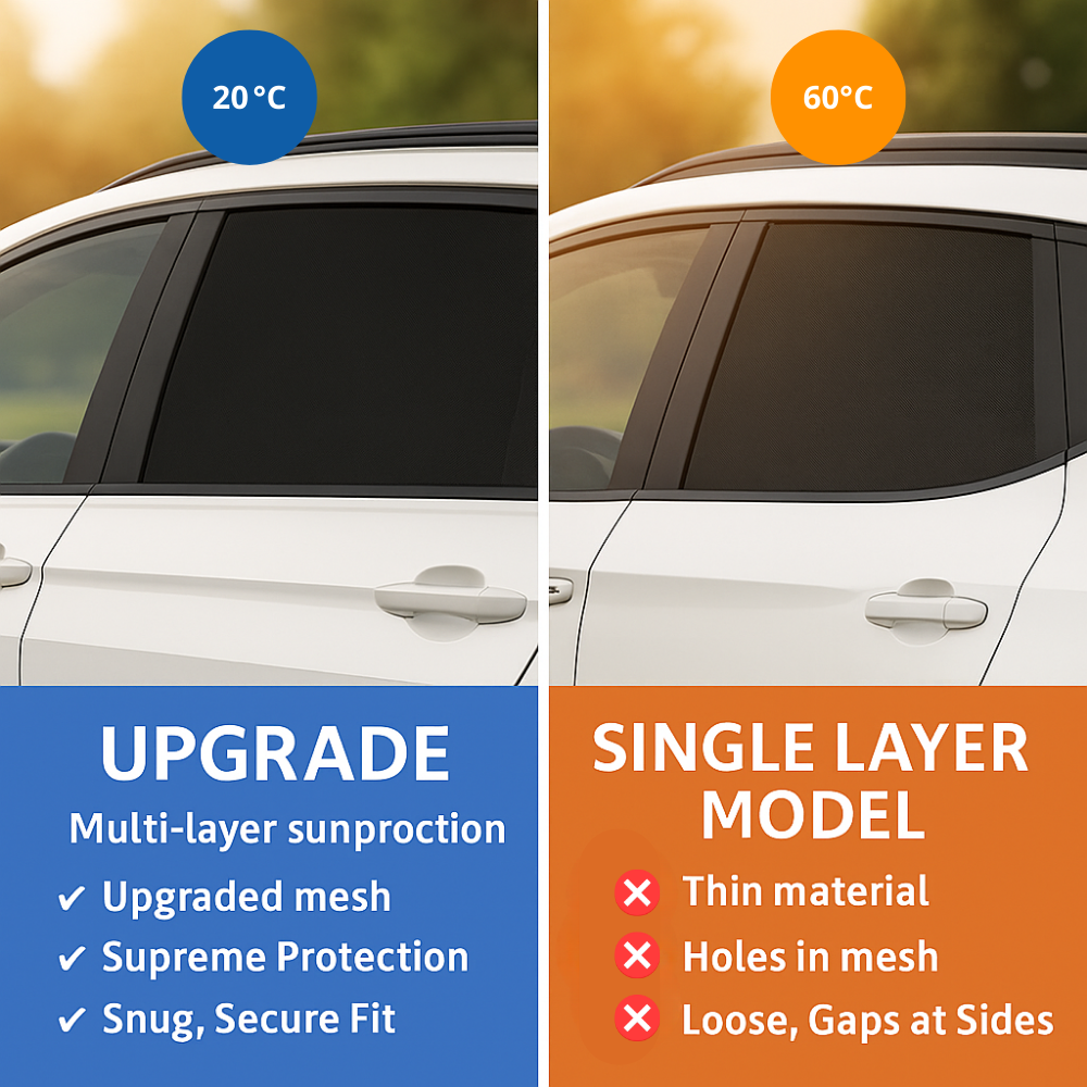 CoolShade PRO™ | The Advanced Rear Sunshade for Everyday Comfort 
