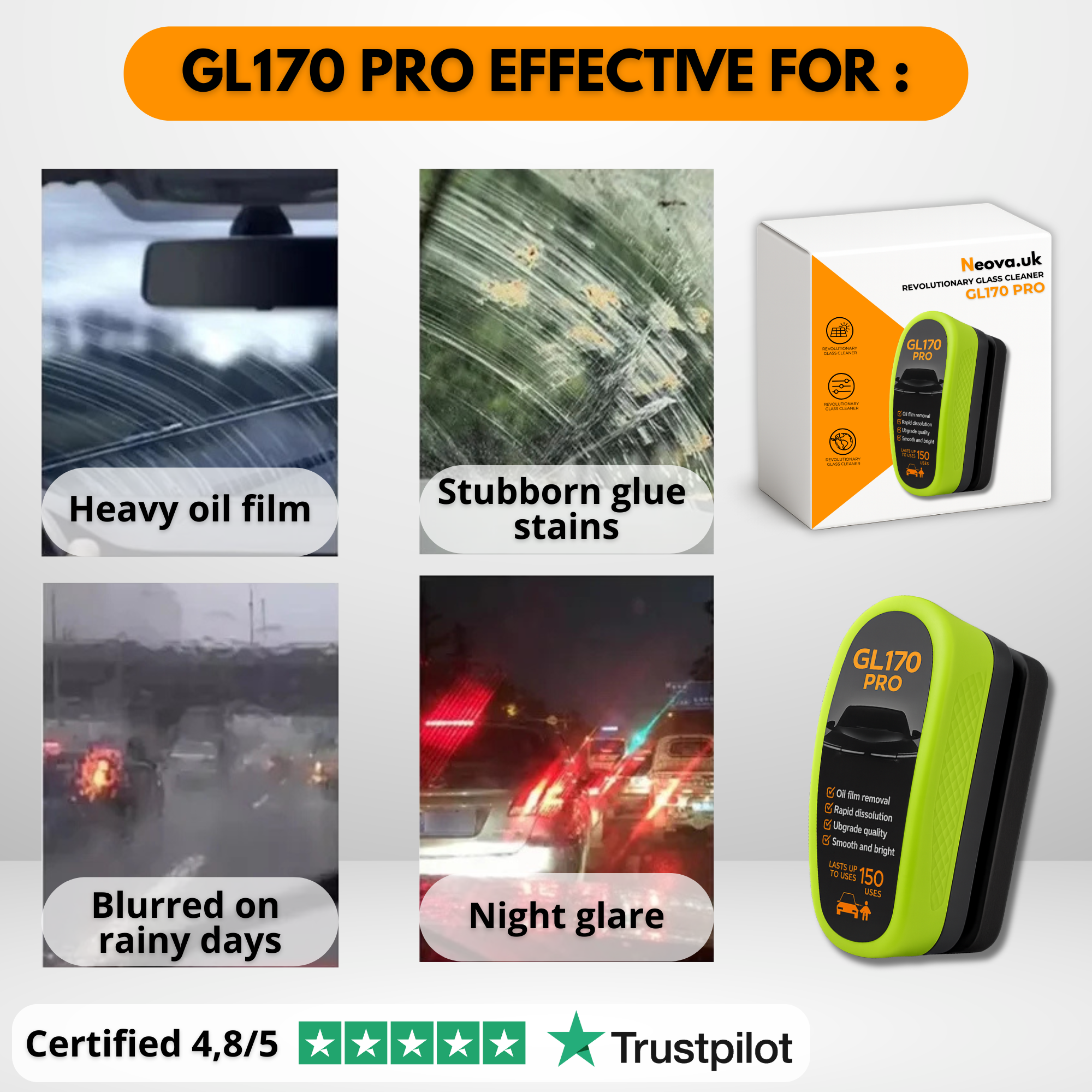GL170 PRO | Crystal Clear in One Pass (1 year of use)