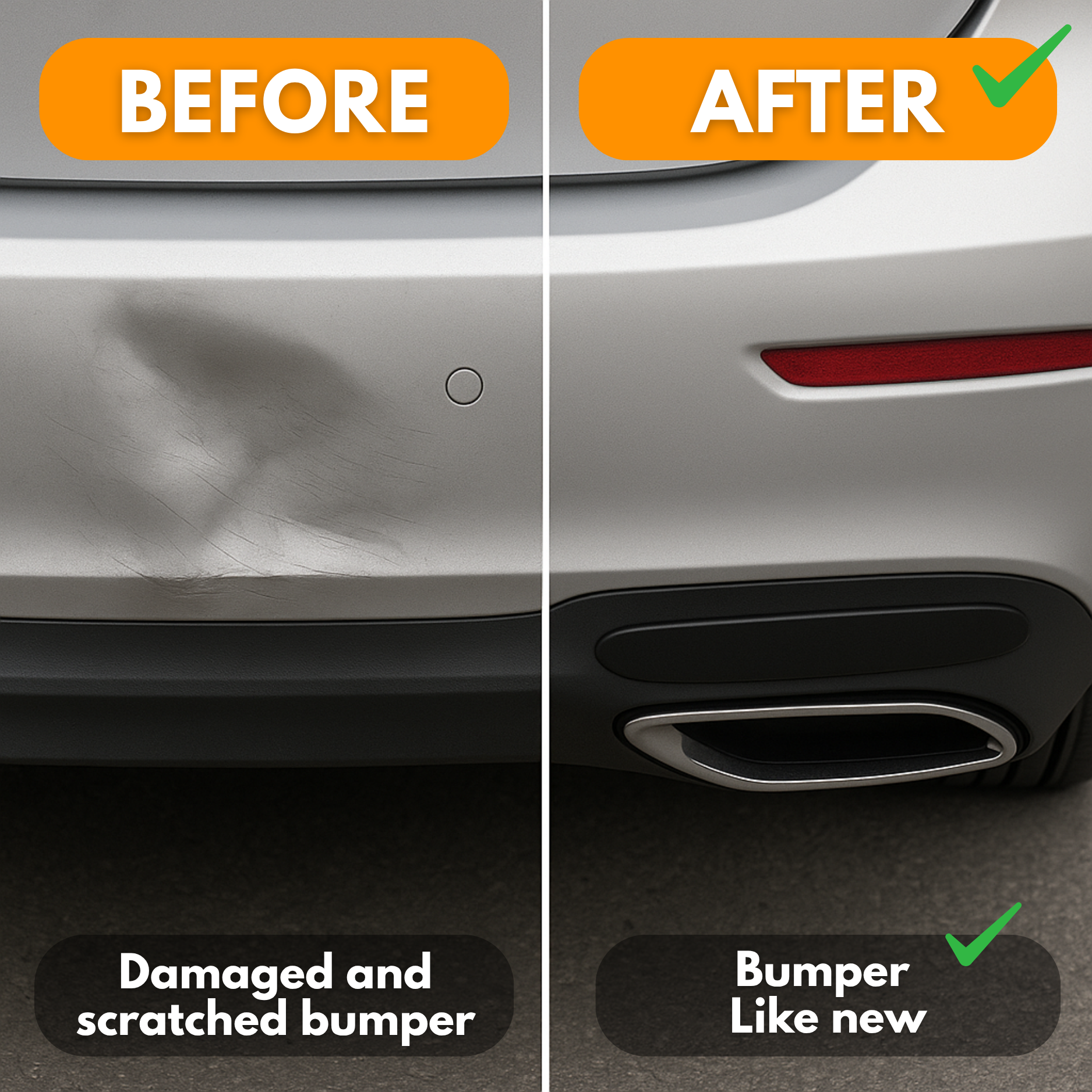 BumperFlex™ Guard | Sleek Rear Bumper Protector