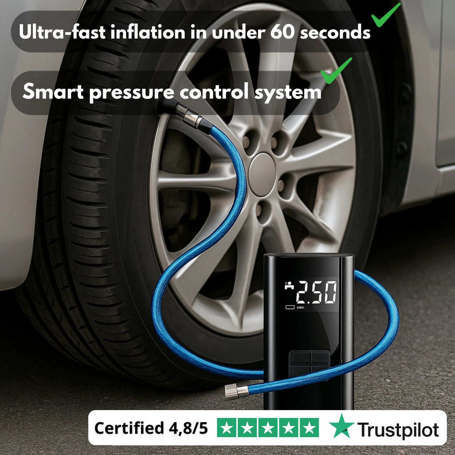 AirBolt Digital Tyre Inflator