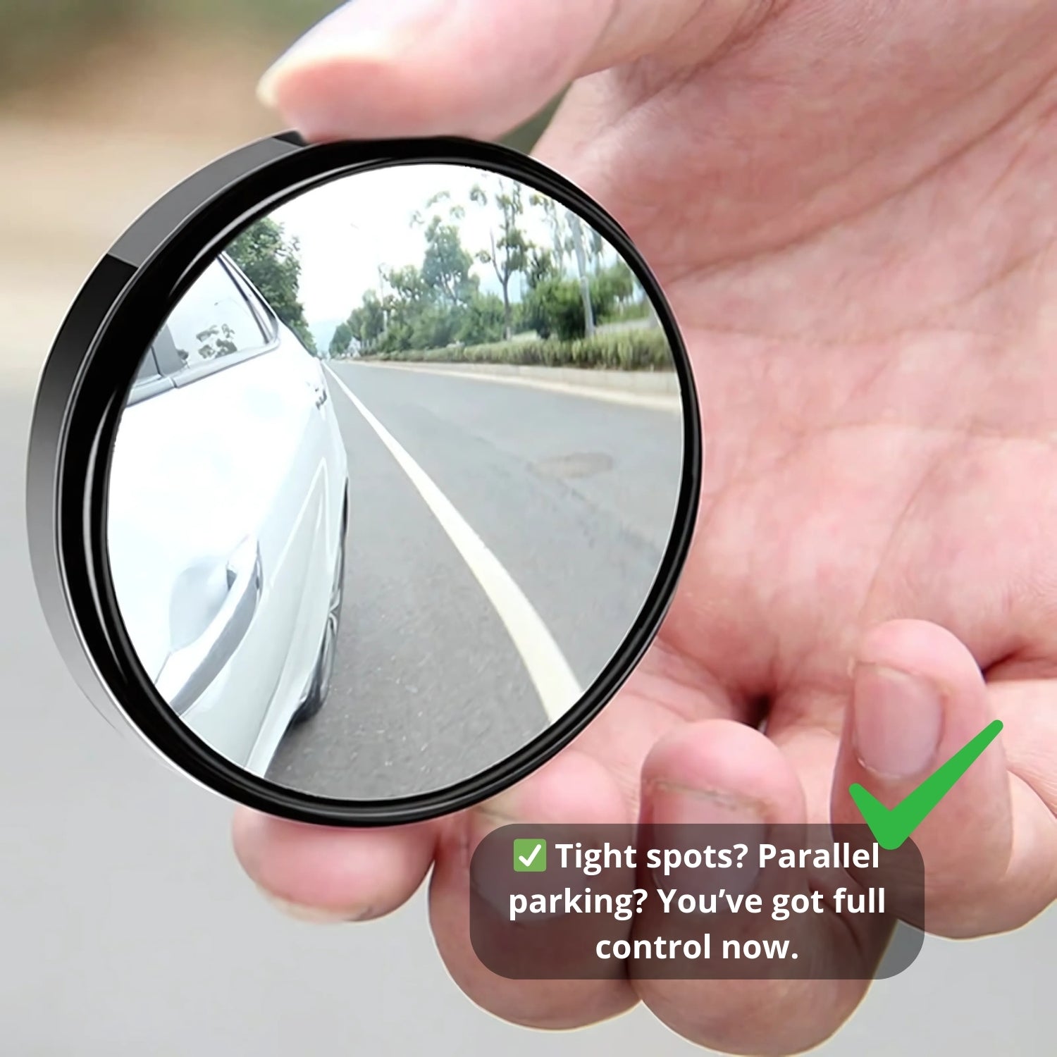 360 View | Double Mirrors for Maximum Safety on the Road (x2)