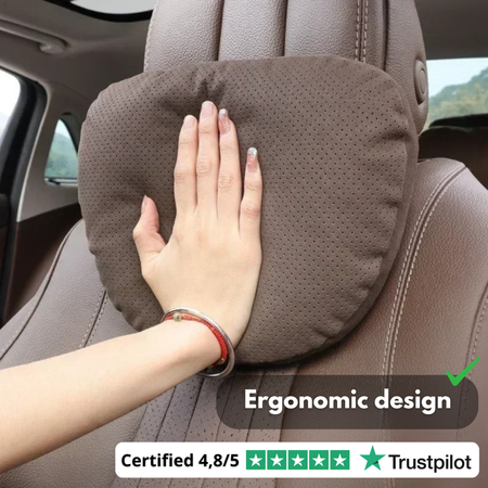 NeckEase Support | Ergonomic Memory Foam Car Headrest Pillow