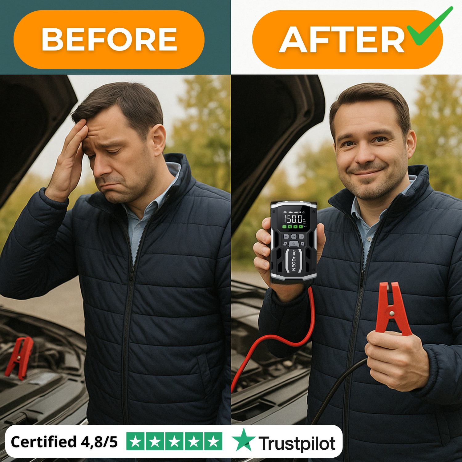 Voltsurge | The Emergency Car Jump Starter Trusted by UK Drivers