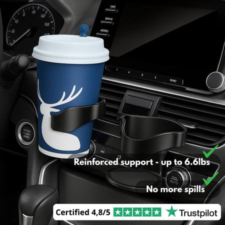 CupGrip™ Air | Adjustable Car Vent Cup Holder