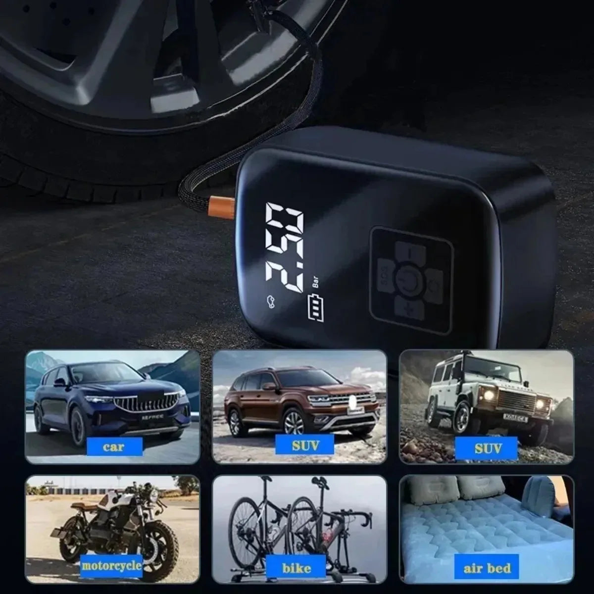 TyroAir™ | Inflate Tyres Anywhere in Seconds
