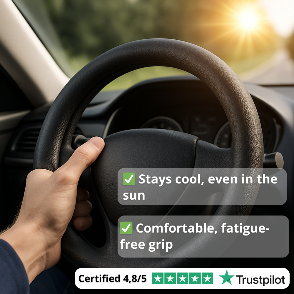 GRIPGUARD | The Sleek Steering Cover for Control & Comfort