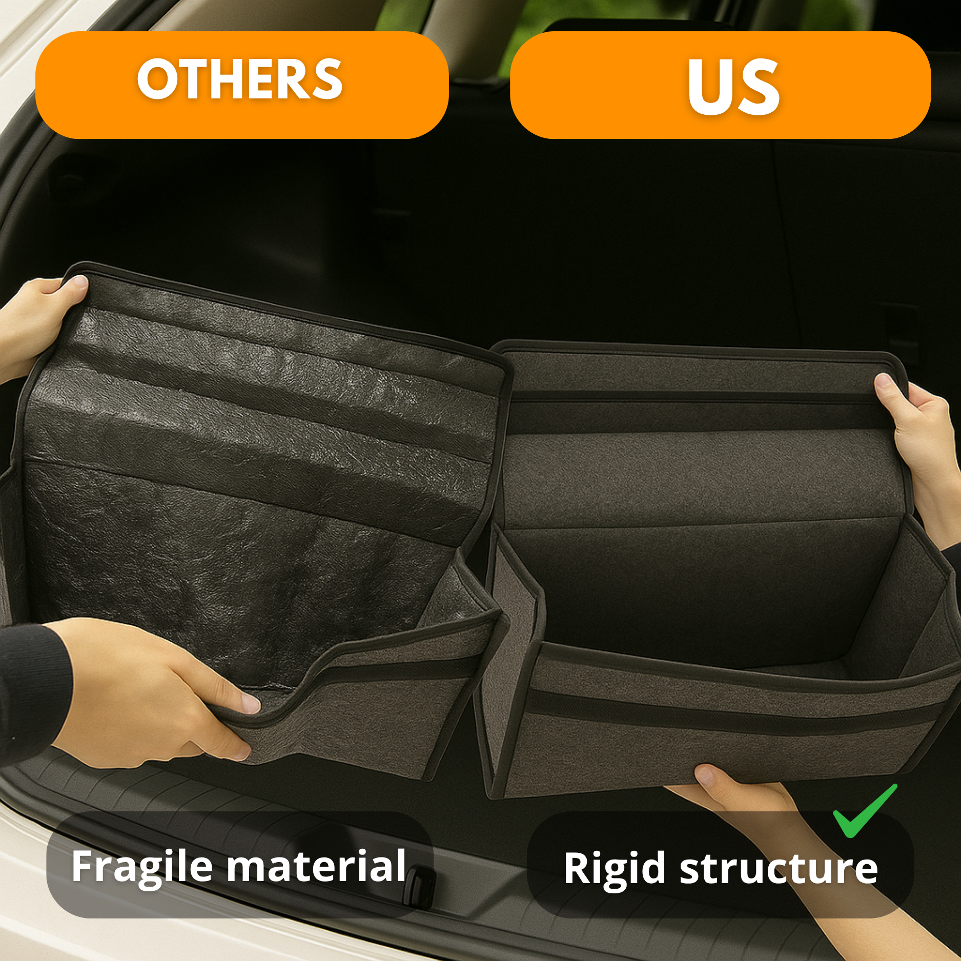 CargoFold Box | Premium Foldable Car Trunk Organizer