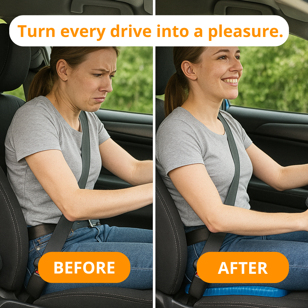 DriveComfort PRO | Engineered for long drives. Built for real relief.