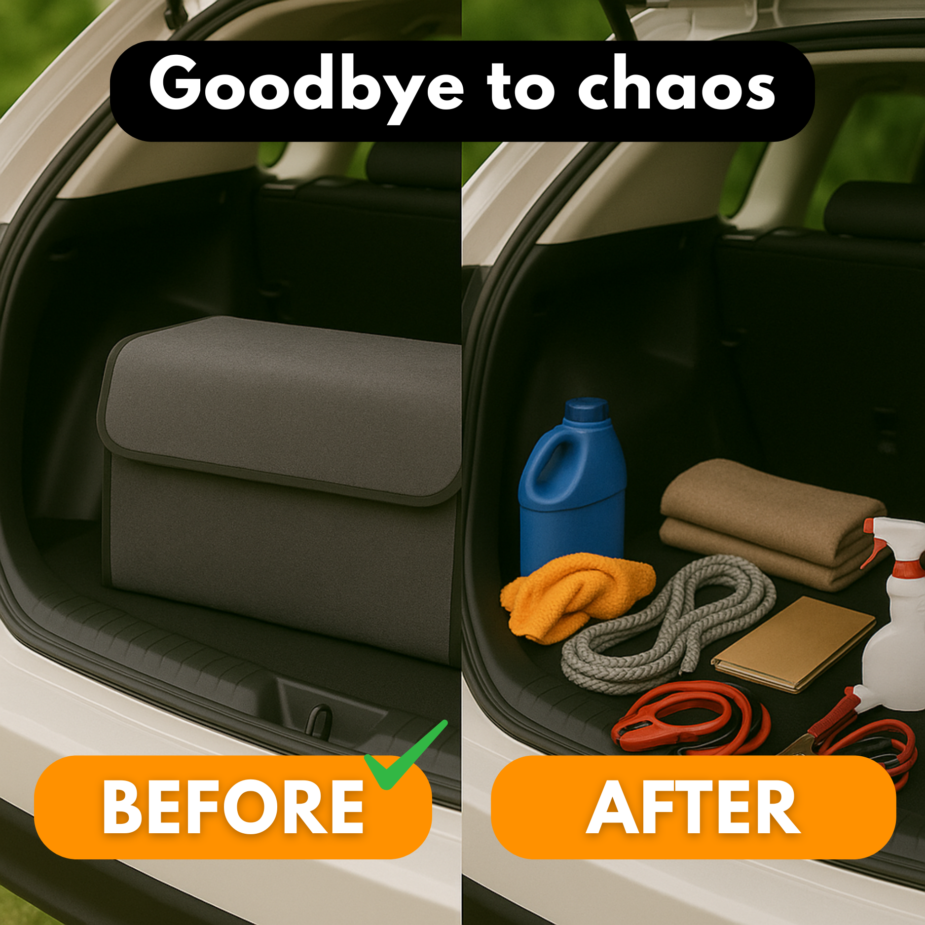 CargoFold Box | Premium Foldable Car Trunk Organizer