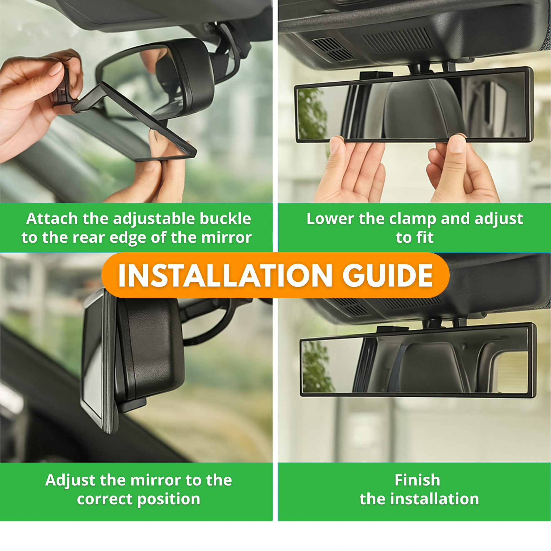 WideVision™ Mirror | Ultra-Wide Interior Rearview Mirror