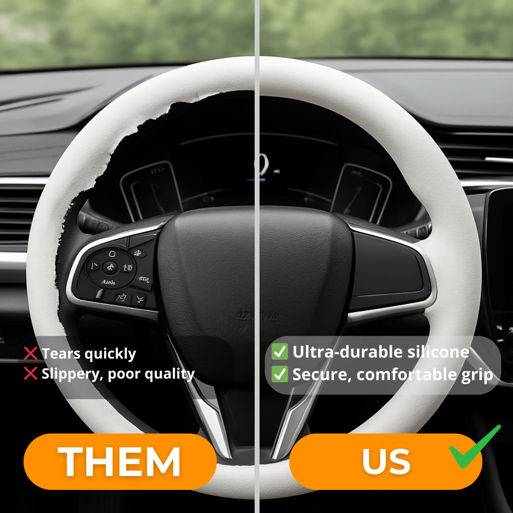 GRIPGUARD | The Sleek Steering Cover for Control & Comfort