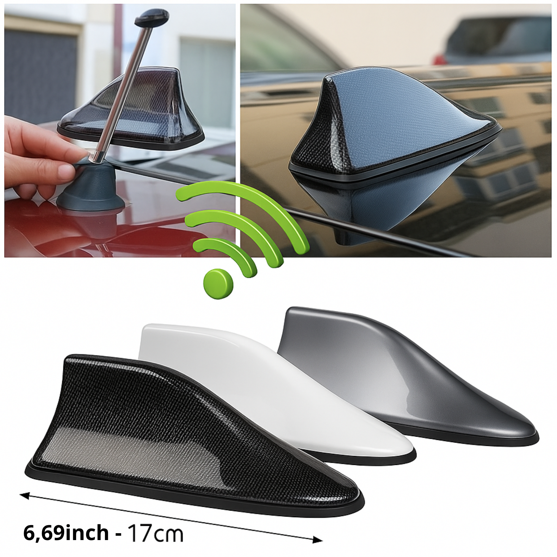 SharkBoost™ Antenna | Sleek Look. Stronger Signal.