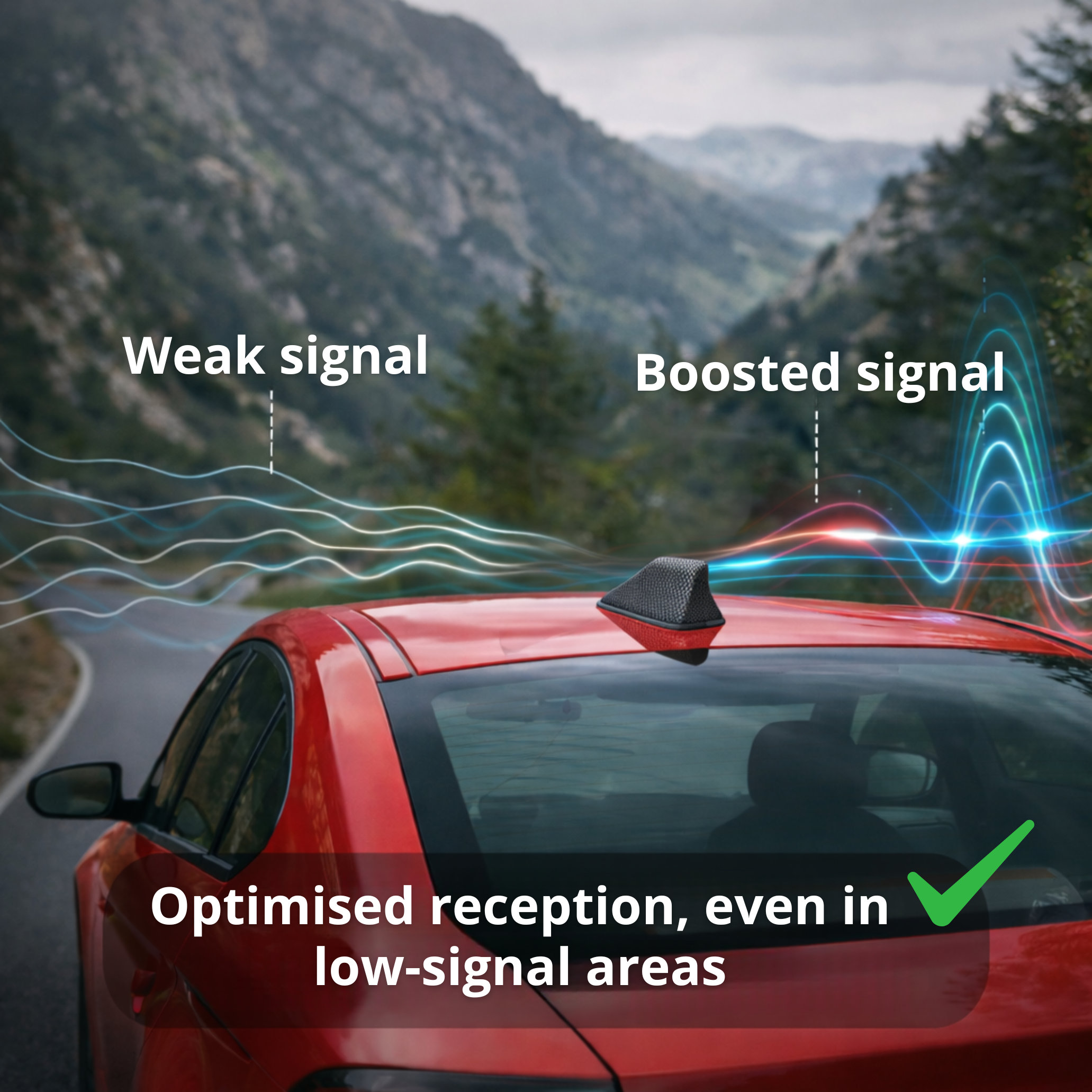 Shark Car Antenna Amplifier – Superior Radio Reception