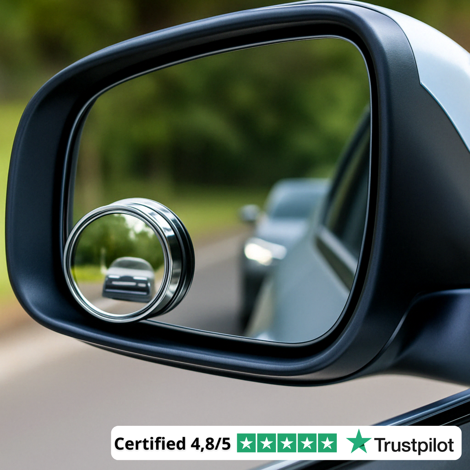 360 View | Double Mirrors for Maximum Safety on the Road (x2)