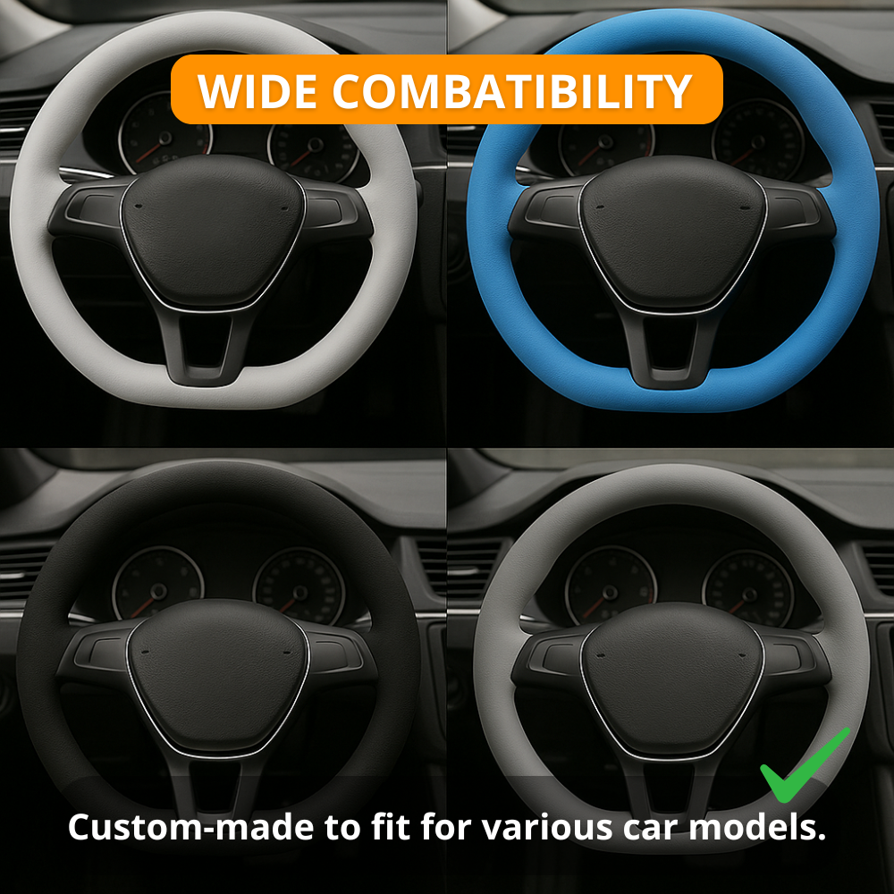 GRIPGUARD | The Sleek Steering Cover for Control & Comfort