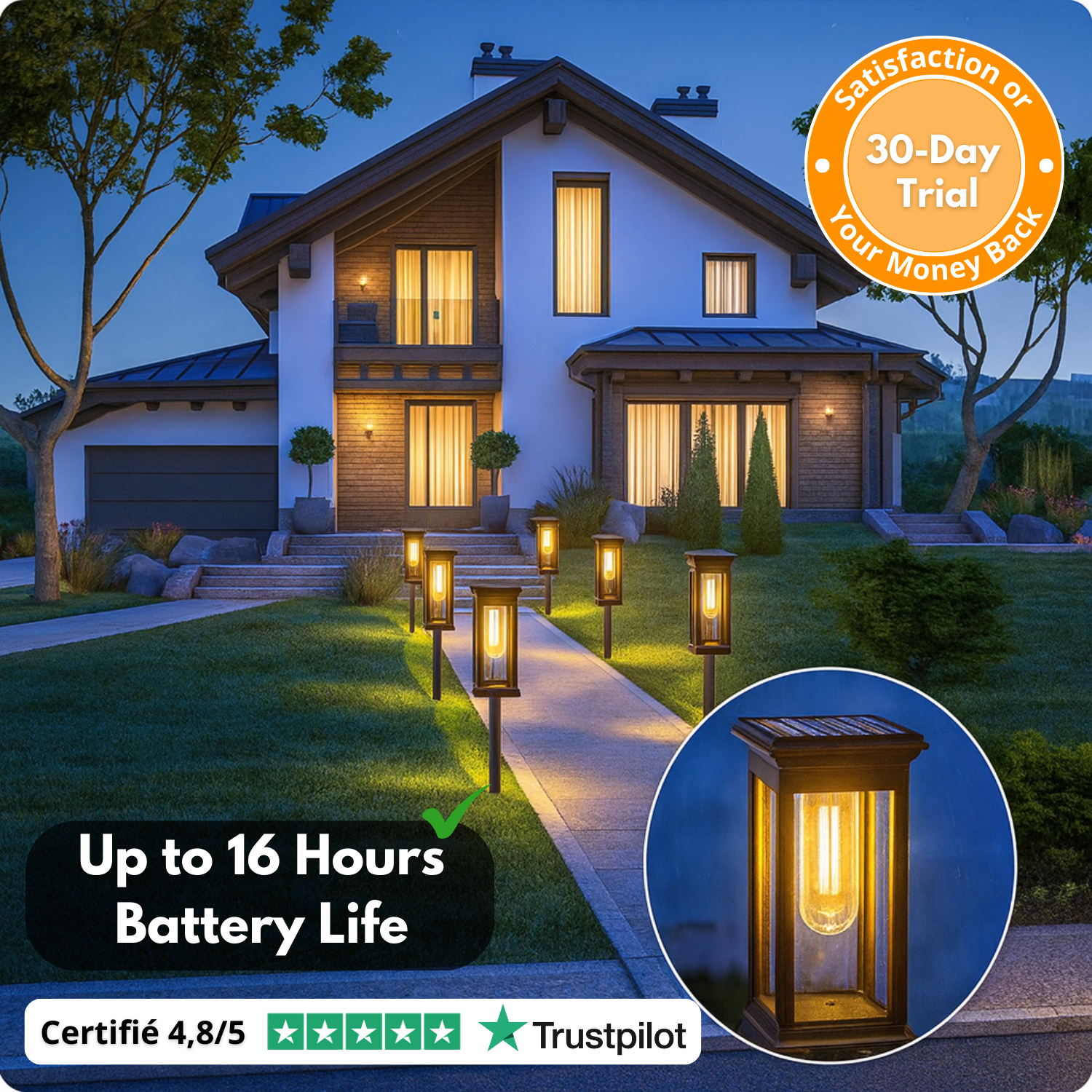 SolarLux™ – Elegant Solar Garden Lights