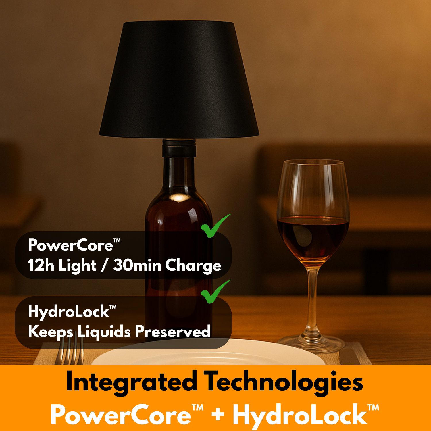 LumaBottle – Waterproof decorative bottle lamp