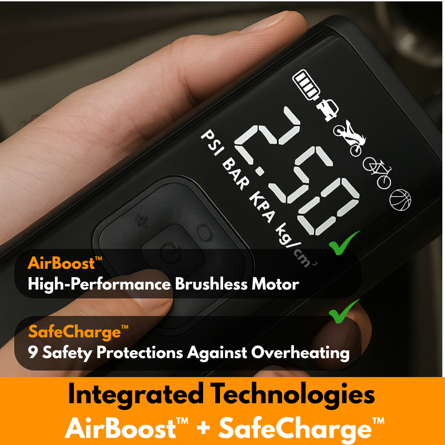 C17 Pro™ – Smart Wireless Tyre Inflator