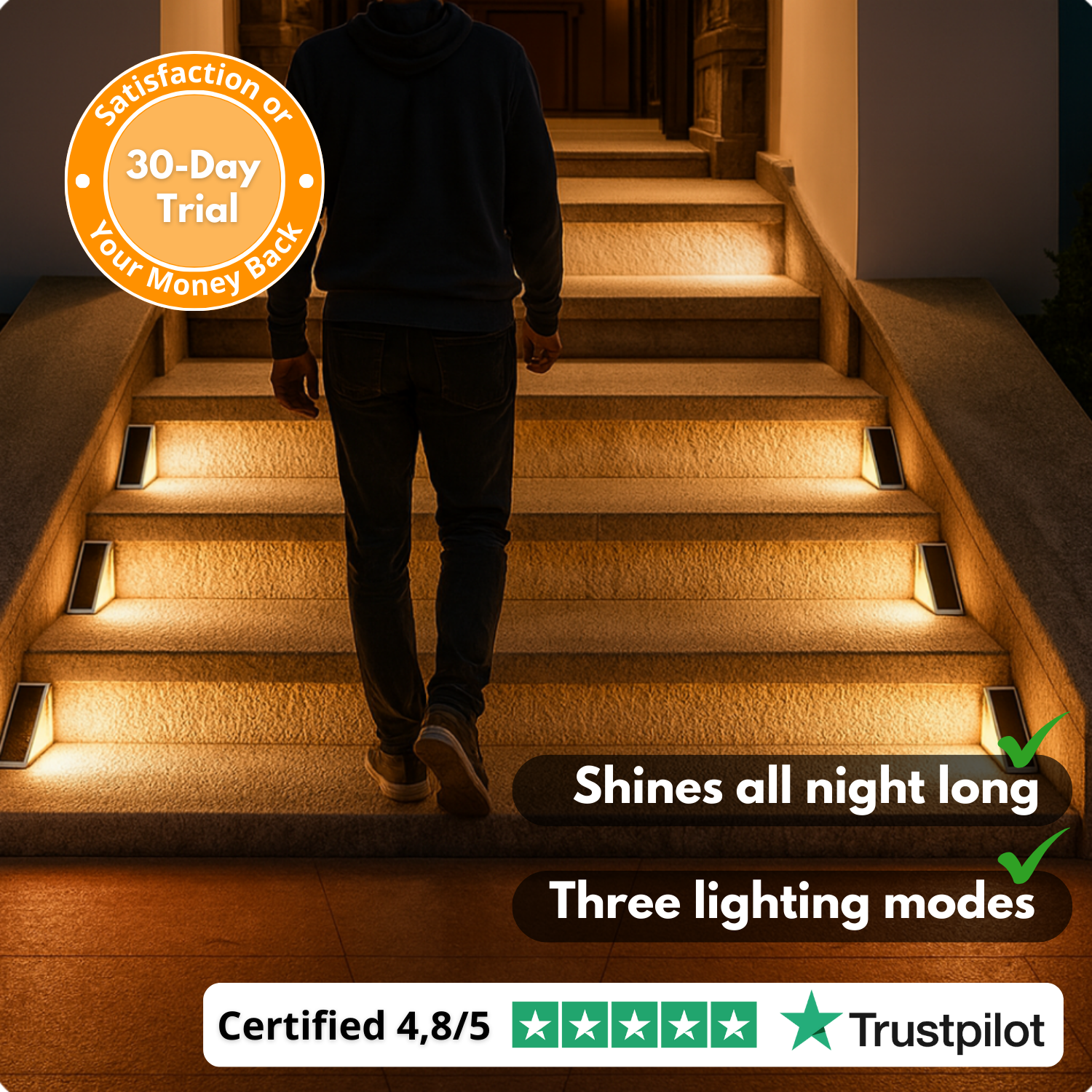 LumaStep™ – All-Weather Solar Step Light