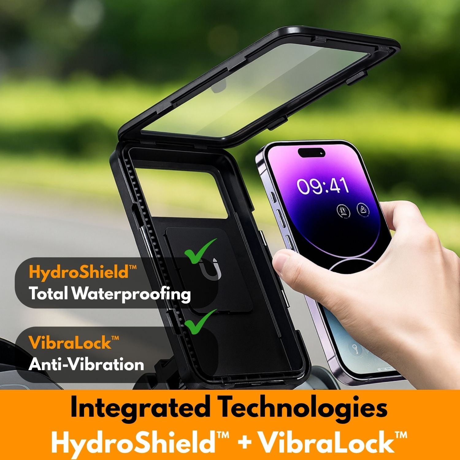 MagniRide PRO – 360° Waterproof Phone Mount