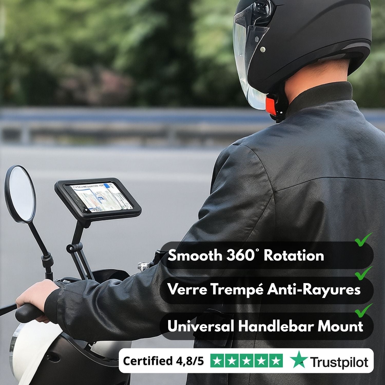 MagniRide PRO – 360° Waterproof Phone Mount