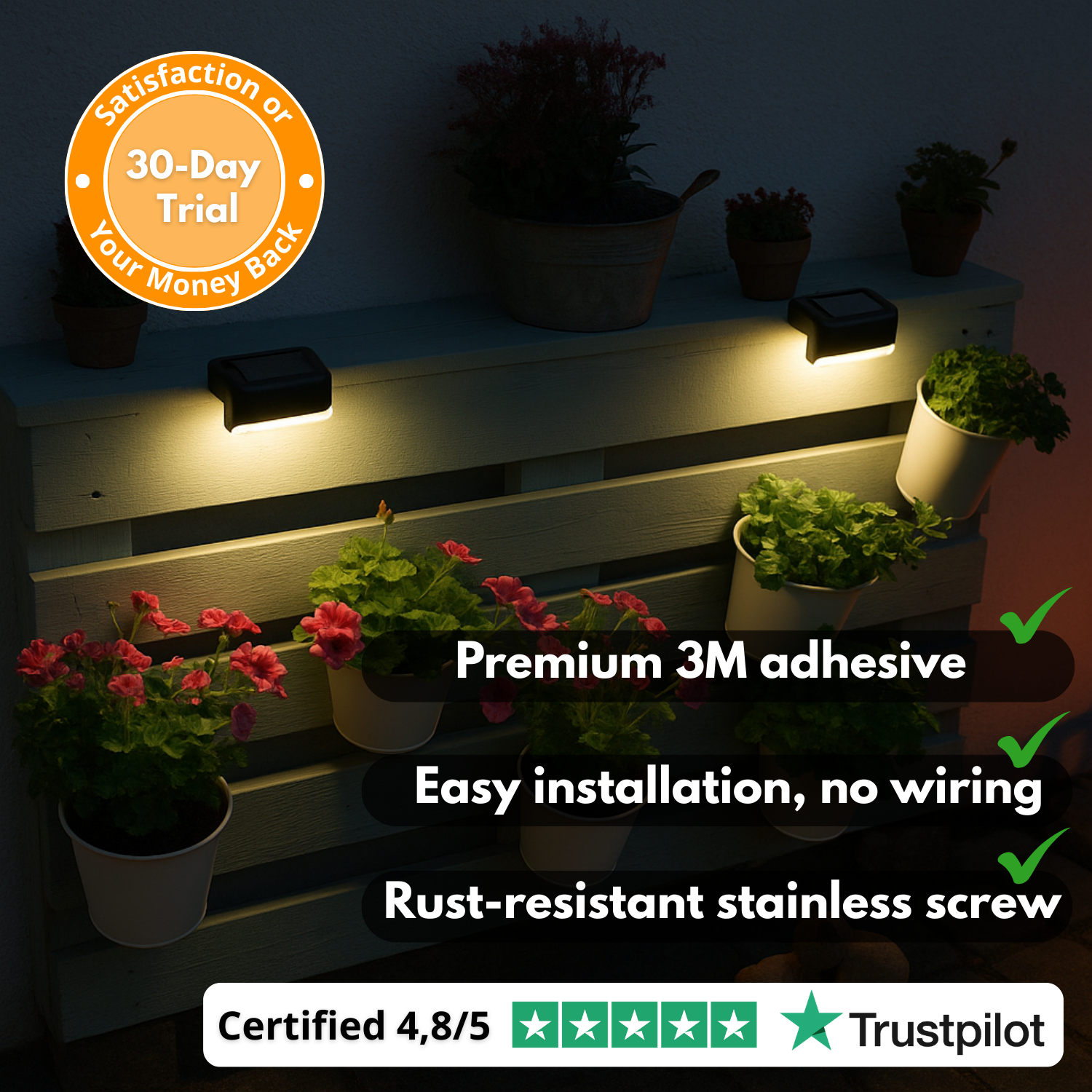 LumiStep™ – Elegant Solar Step Light