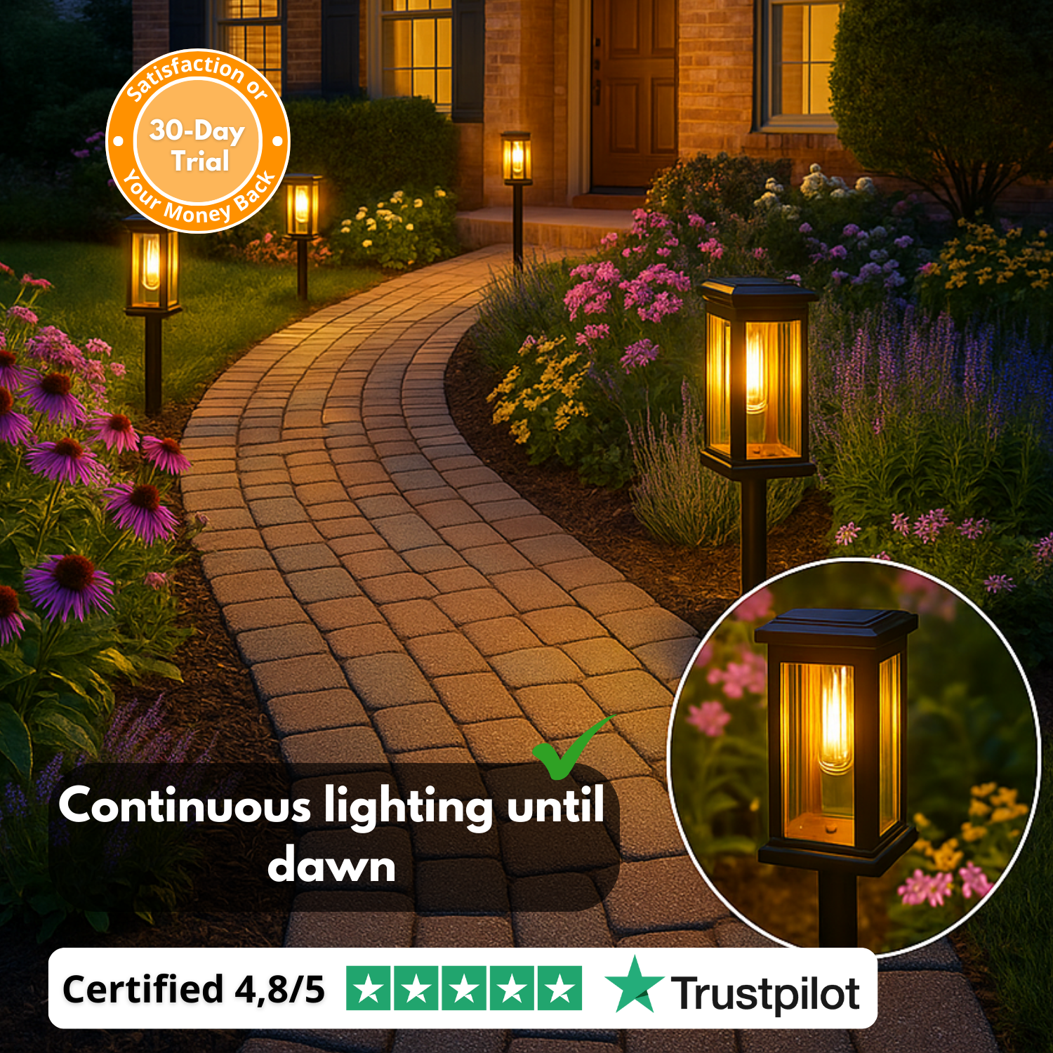SolarLux™ – Elegant Solar Garden Lights