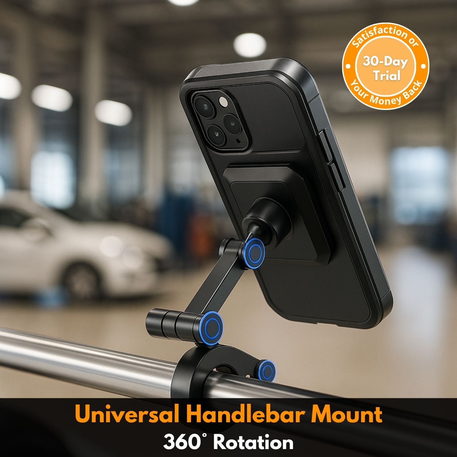 MagniRide PRO – 360° Waterproof Phone Mount