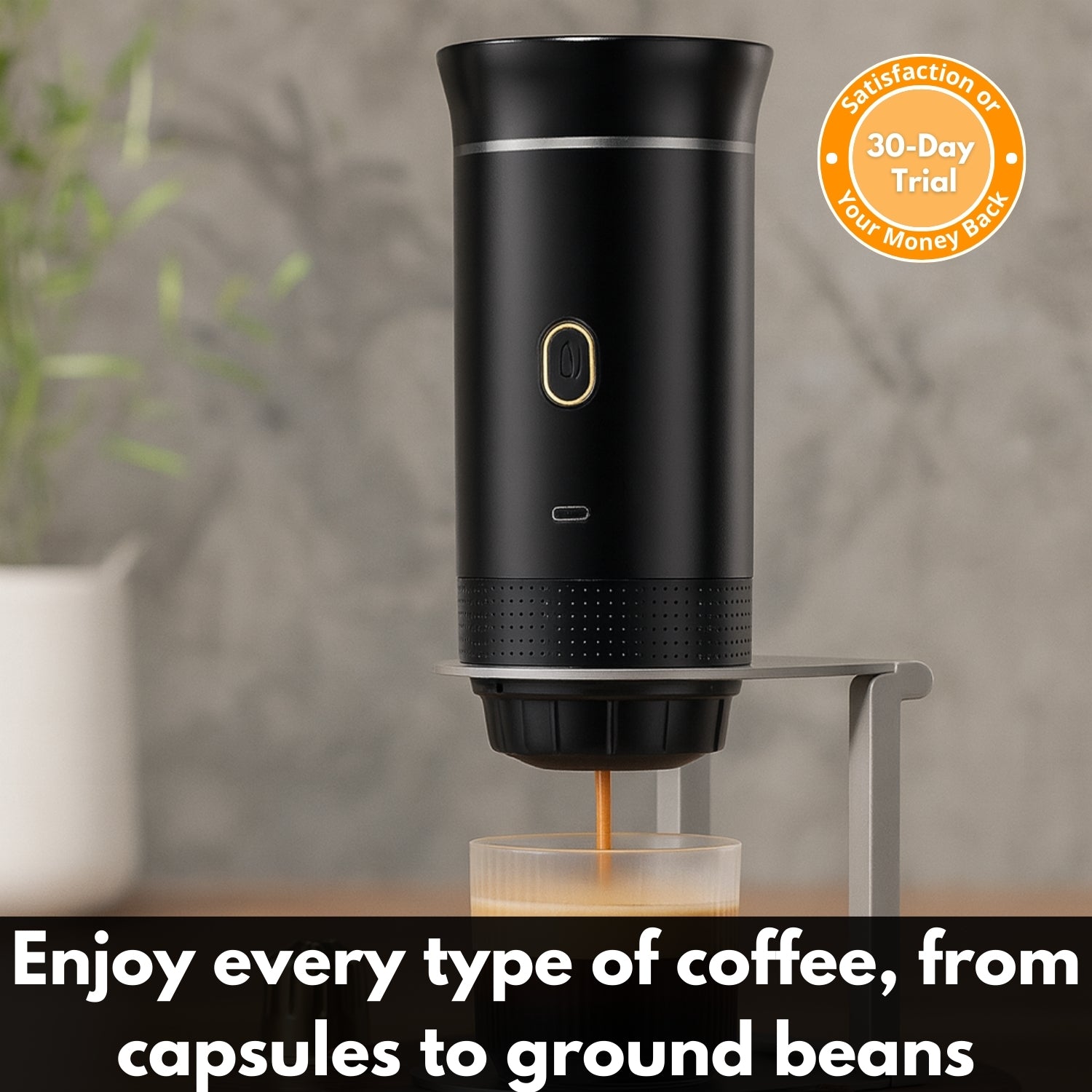 CaffioPress™ – 3-in-1 Portable Espresso Maker
