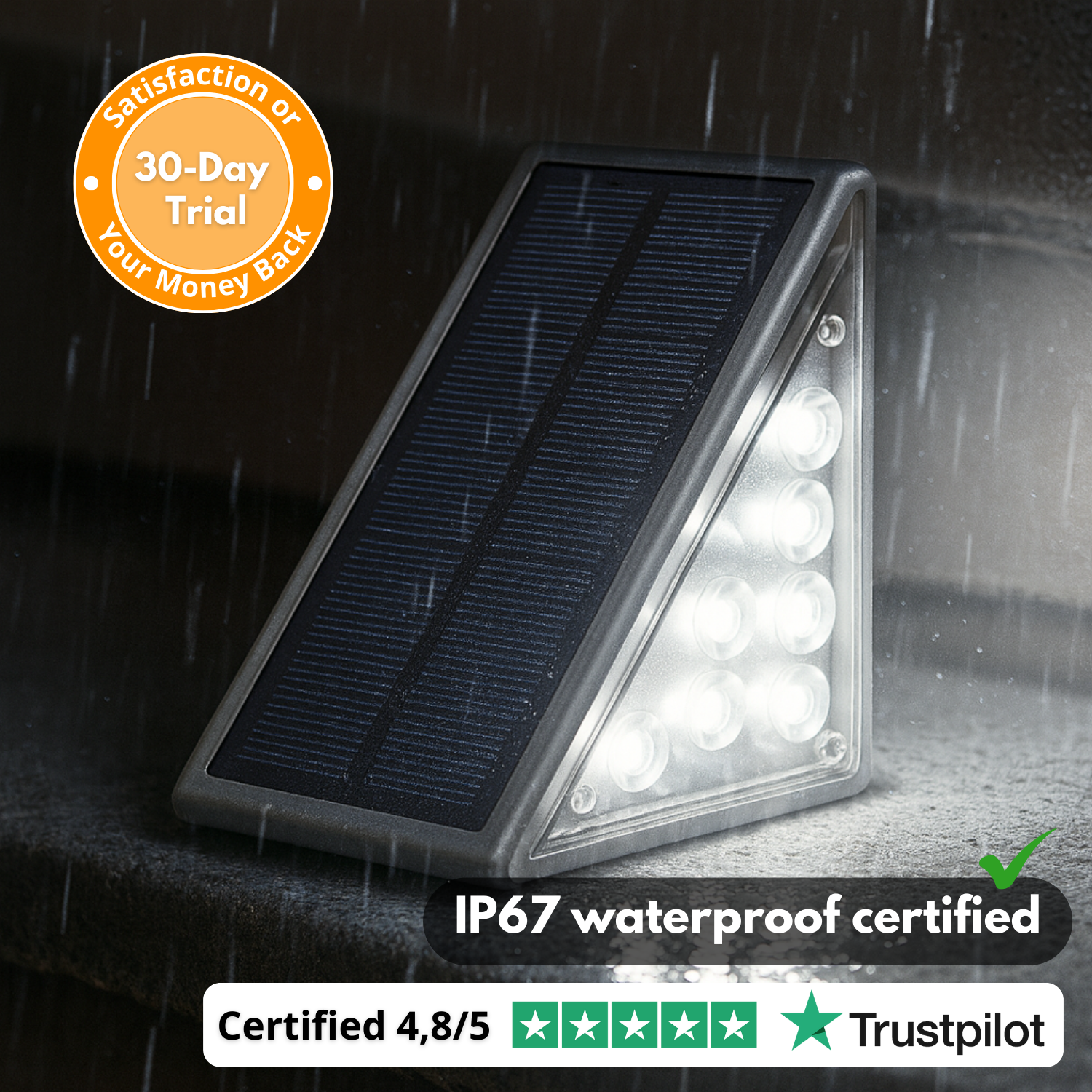 LumaStep™ – All-Weather Solar Step Light