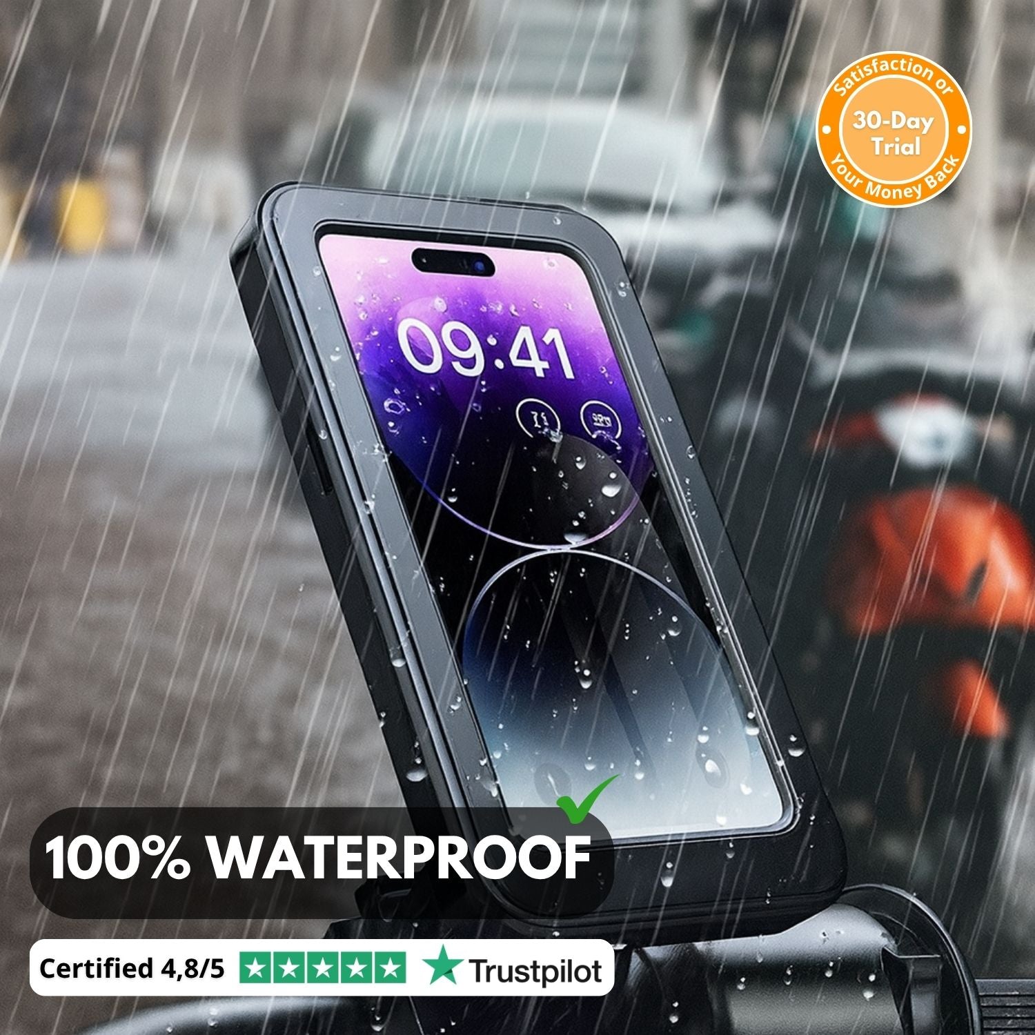 MagniRide PRO – 360° Waterproof Phone Mount