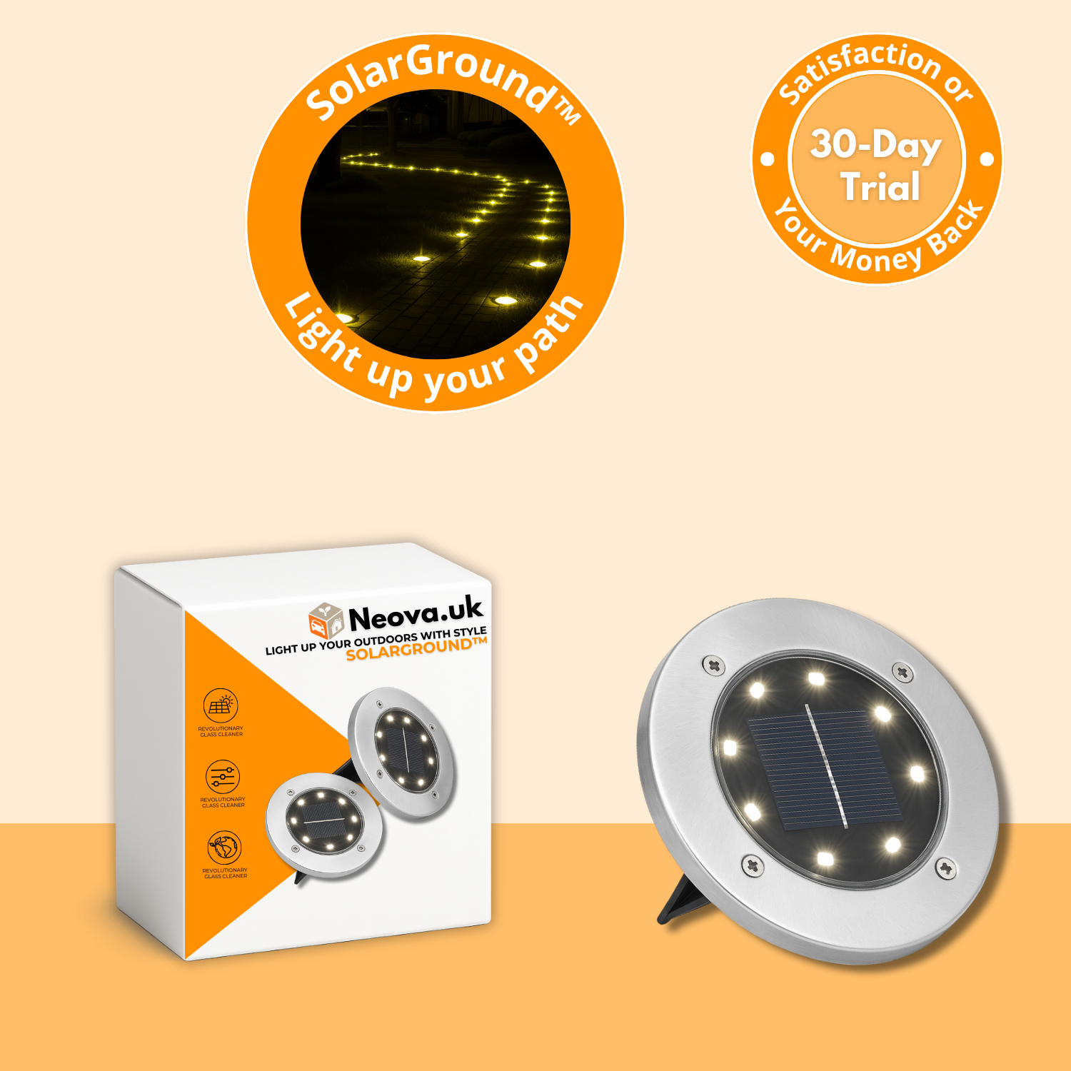 SolarGround™ – Outdoor Solar Pathway Lights