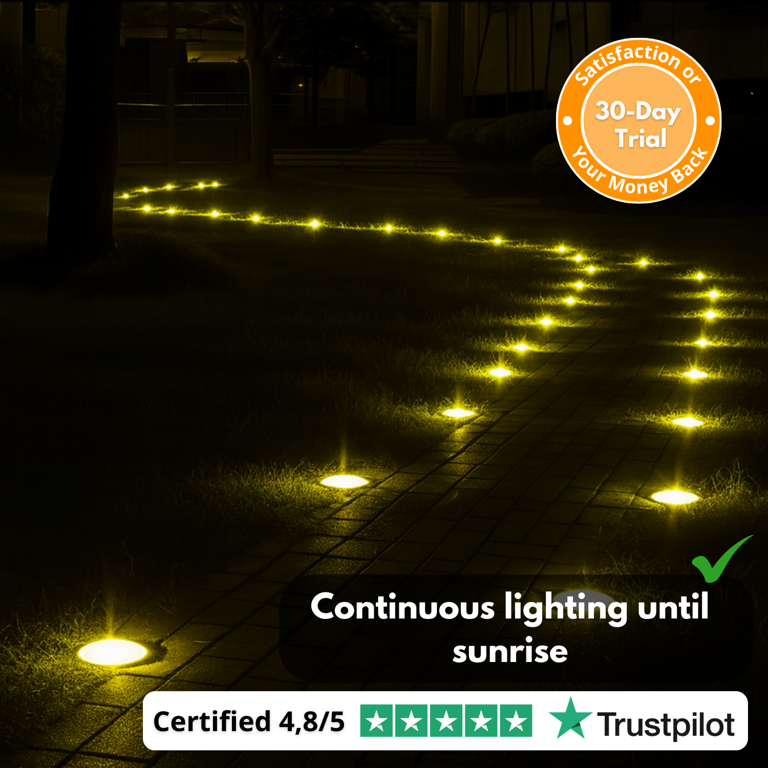 SolarGround™ – Outdoor Solar Pathway Lights