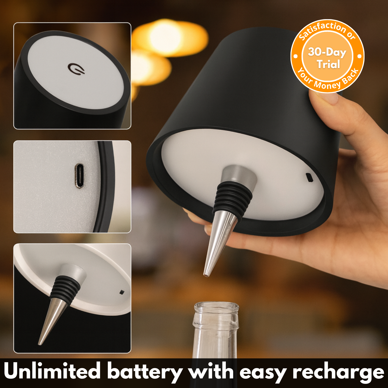 LumaBottle – Waterproof decorative bottle lamp