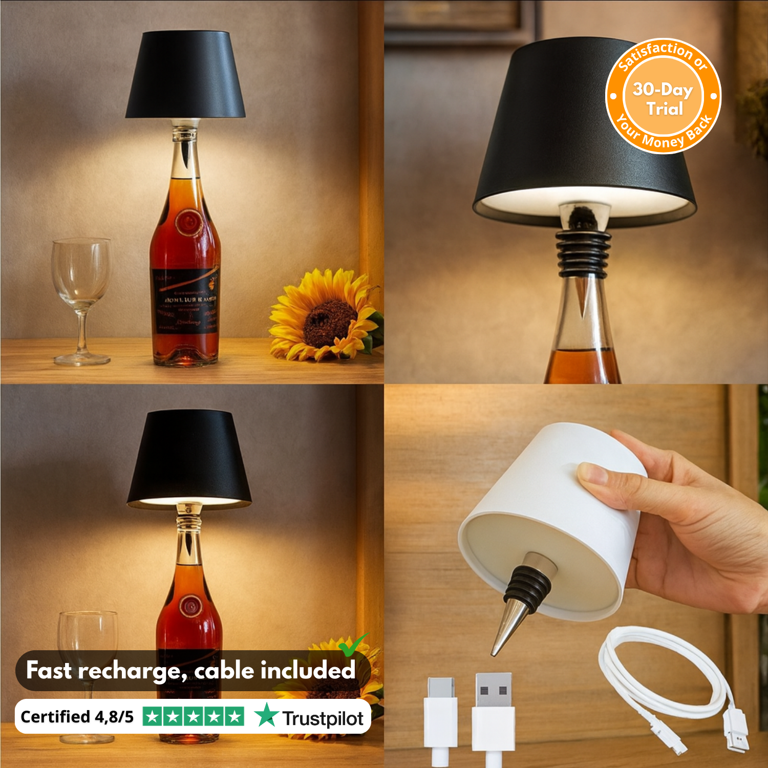 LumaBottle – Waterproof decorative bottle lamp