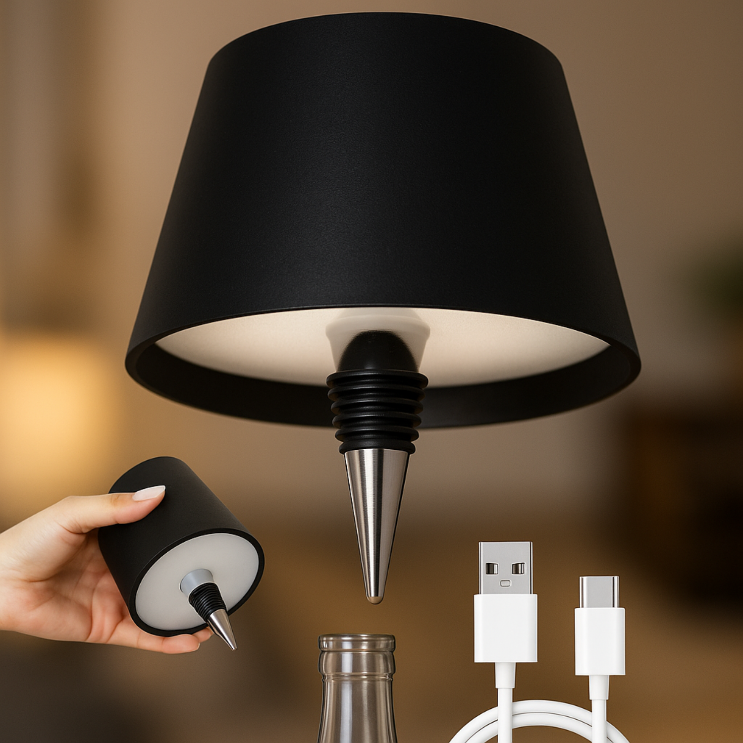 LumaBottle – Waterproof decorative bottle lamp