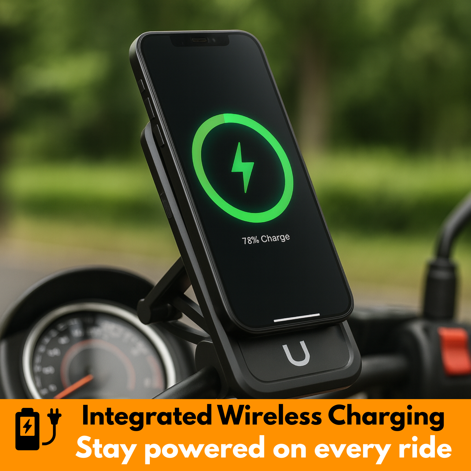 MagniRide PRO™ – Premium 360° Waterproof Phone Mount