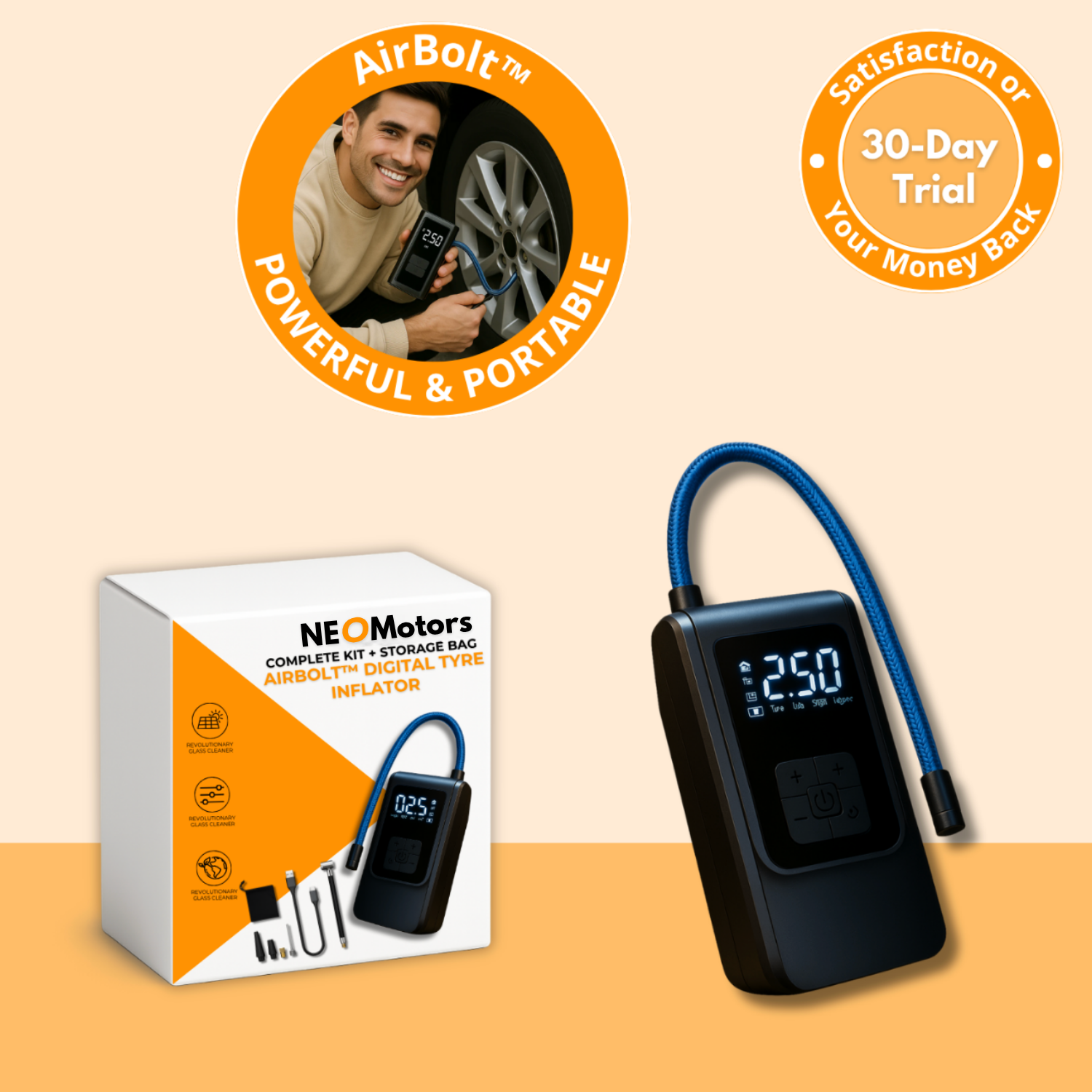 AirBolt Digital Tyre Inflator