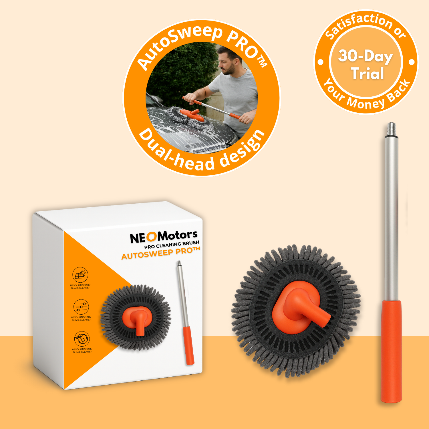 AutoSweep PRO™ | The UK’s Favourite Telescopic Cleaning Brush