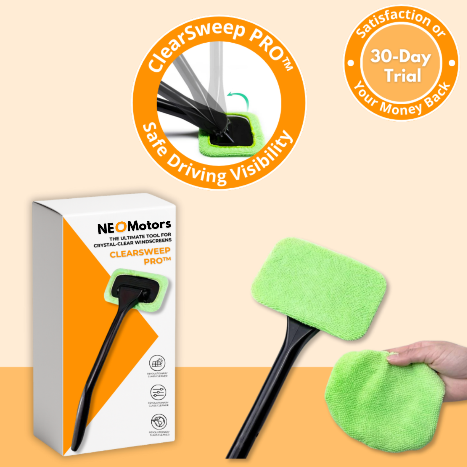 ClearSweep PRO | The Precision Tool for Crystal-Clear Windscreens