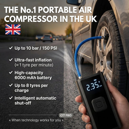 C17 Pro™ – Smart Wireless Tyre Inflator