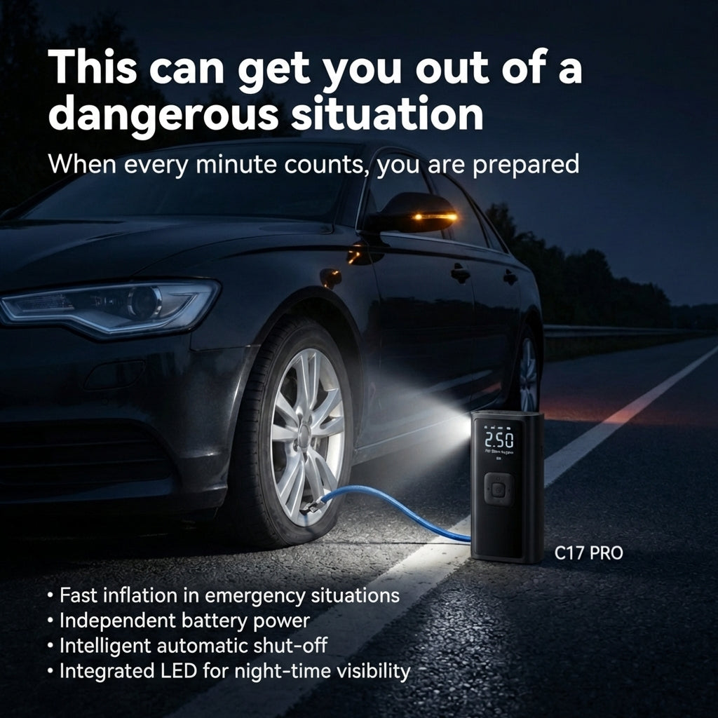 C17 Pro™ – Smart Wireless Tyre Inflator