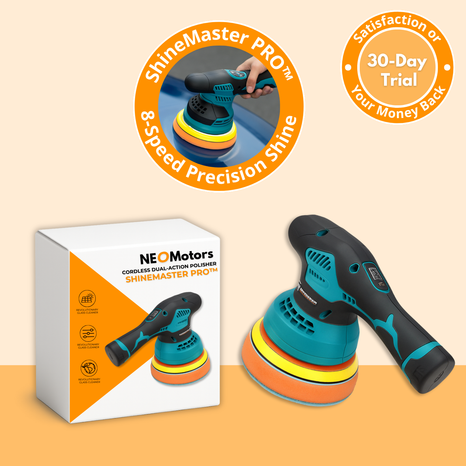 ShineMaster PRO | The UK’s Favourite Polisher for Effortless Car Shine