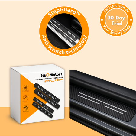 StepGuard Carbon | Sleek Door Sill Protector