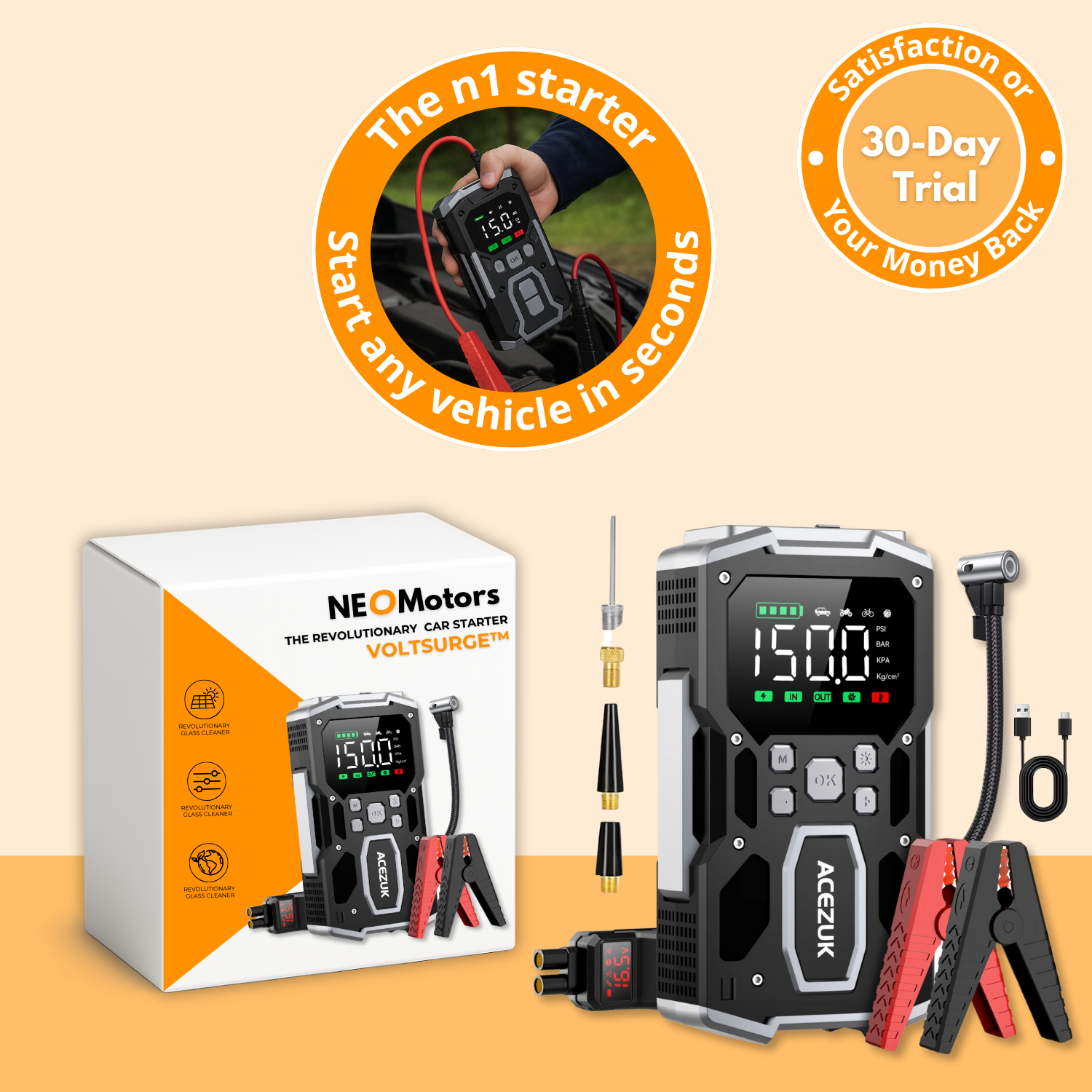 Voltsurge | The Emergency Car Jump Starter Trusted by UK Drivers